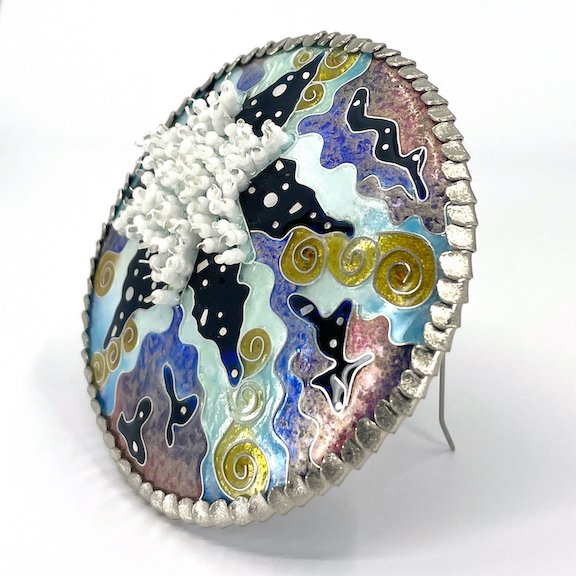 NavahLangmeyer_Brooch_Nebula Brooch Pendant_2025_enamel_copper_silver_glassbeads_nickel_silver.jpeg