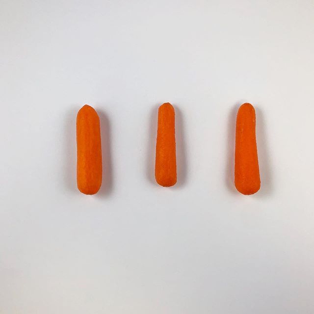 Instagram vs. reality 😂😋
Pictured first is the baby carrot known for its sweet taste and crunch. Pictured second is what this cute snack was before it became a &ldquo;baby&rdquo; carrot. Most baby carrots in the USA are really peeled down into thei