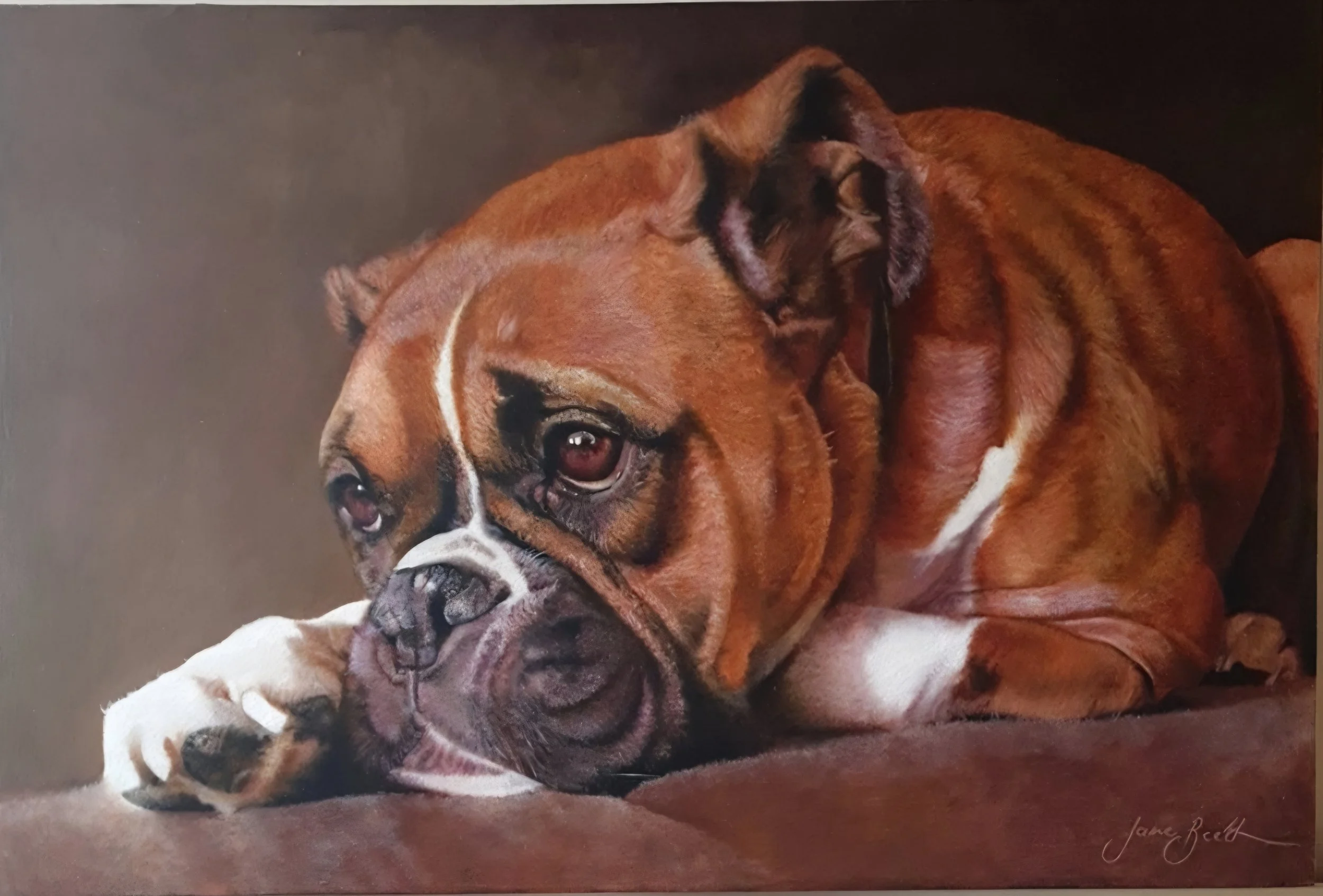 Ruby - 18" x 12"  -Oil on Panel - Past Commission