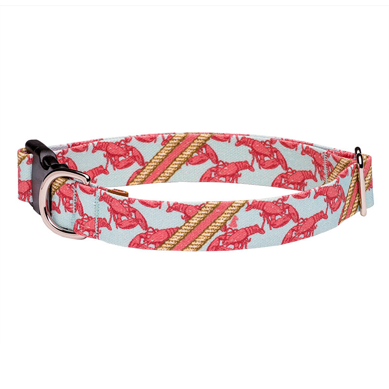 Preppy Lobsters Dog Collar.jpg