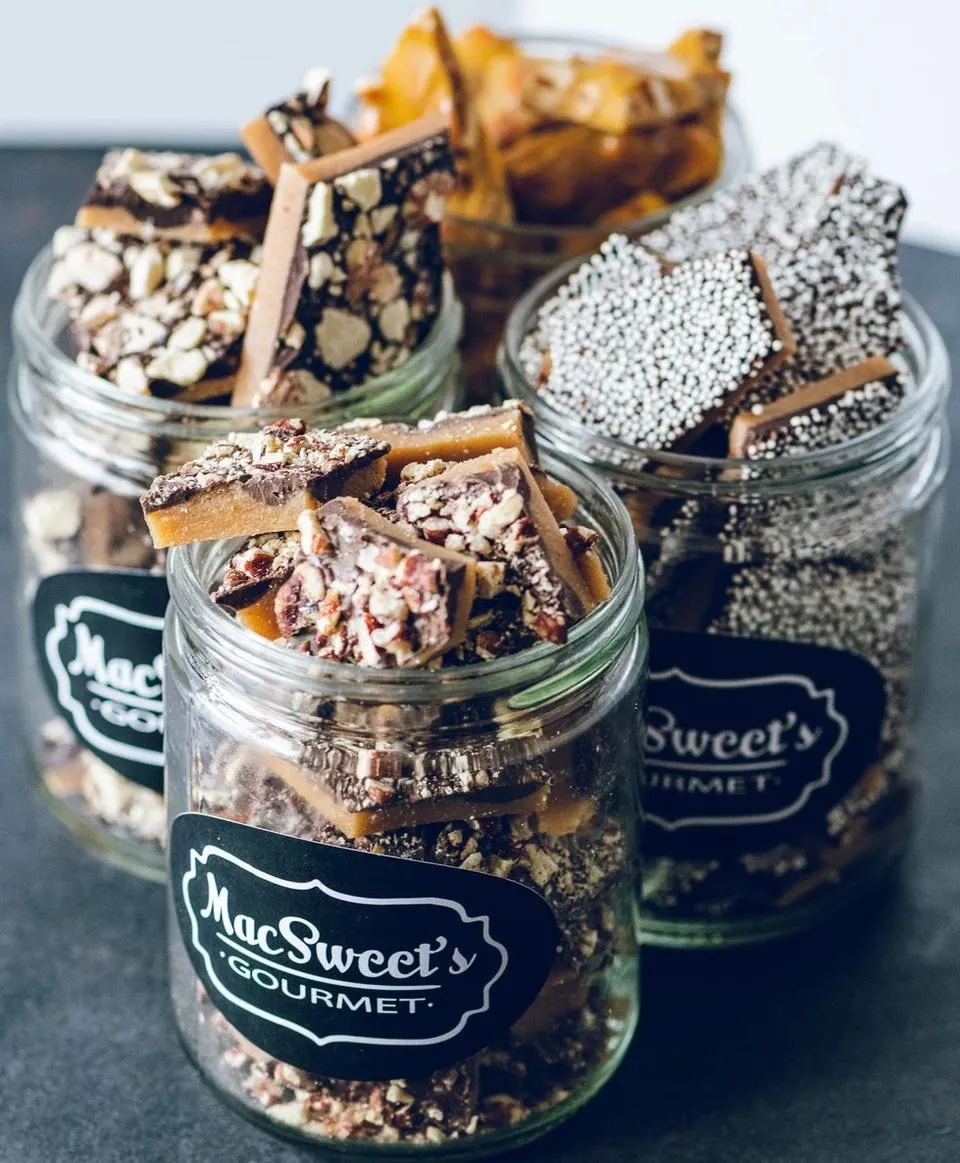  
  MacSweet's Gourmet: BOOTH 462
    MacSweets Gourmet crafts irresistibly fun and colorful treats like chocolate-dipped pretzels, candy kabobs, and festive marshmallow pops — all handmade to bring joy to any occasion. Perfect for party favors, gift