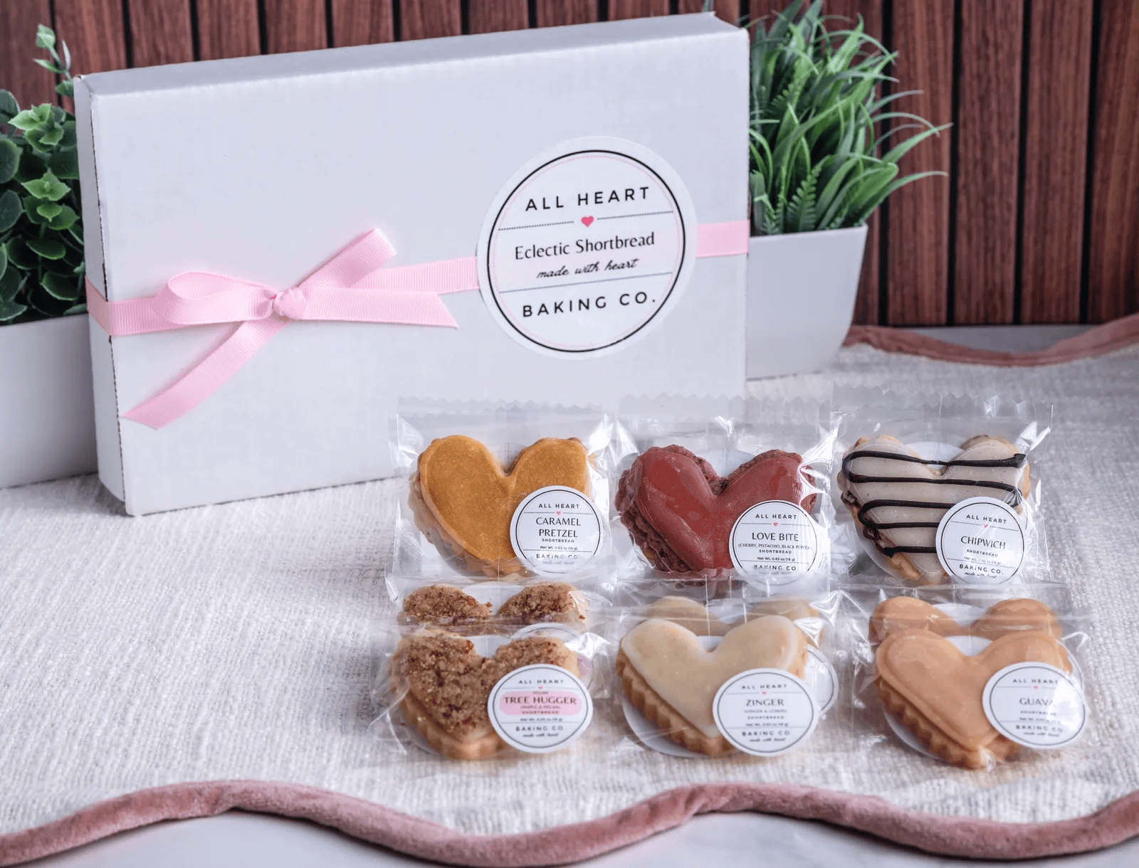  
  All Heart Baking Co.: BOOTH 454
     Handcrafted, artisanal shortbread in unexpected and delightful flavors, thoughtfully pre-packaged and ready to enjoy or gift. A buttery, unique twist on a timeless classic.   
 Visit Website 