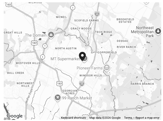 Map of Austin, Texas location