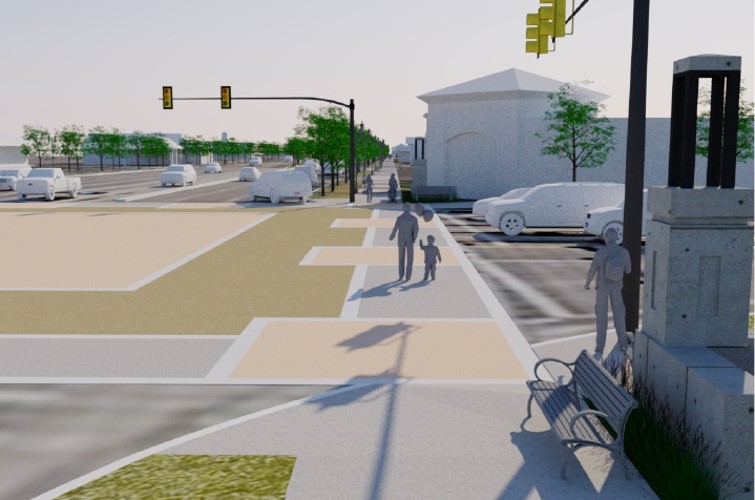  Pedestrian treatment at intersections 