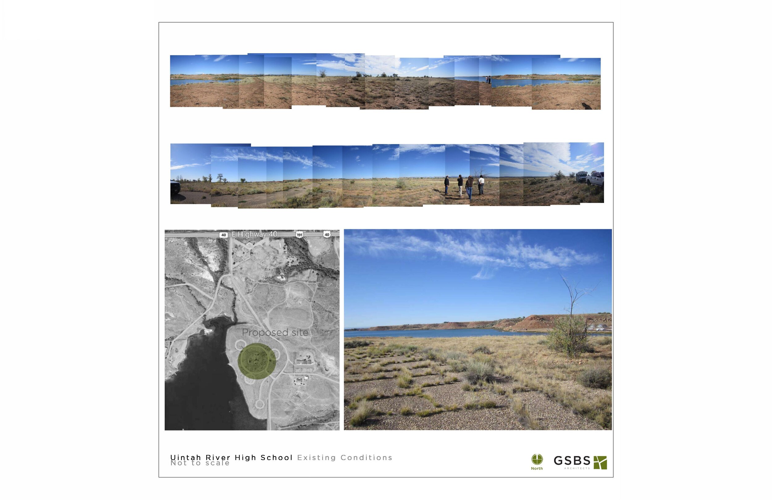  Photographic imagery of the area, landscape, and cultural opportunities around Uintah River High School 