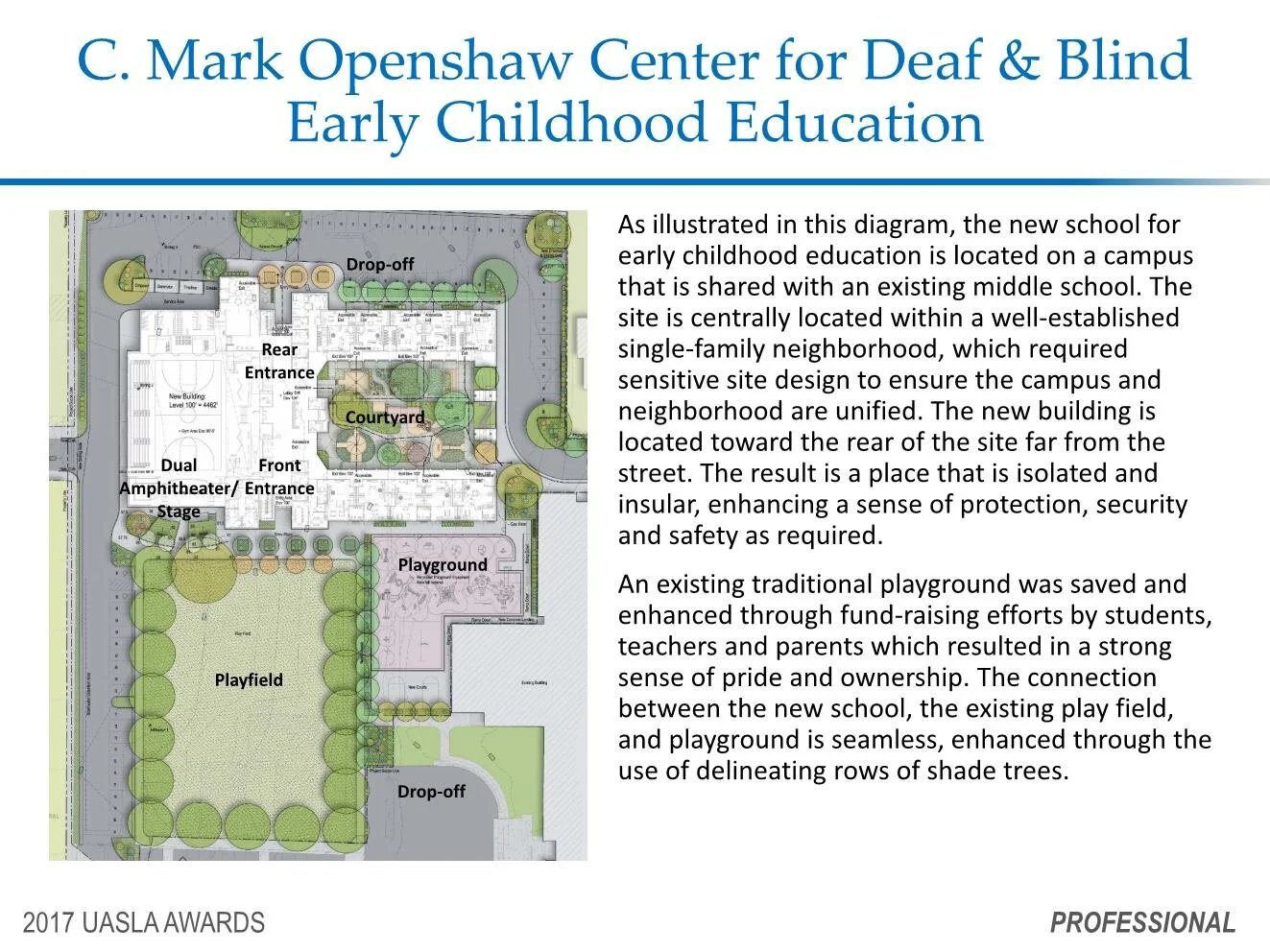 C. Mark Openshaw Education Center Utah School for the Deaf and the Blind — American Society of