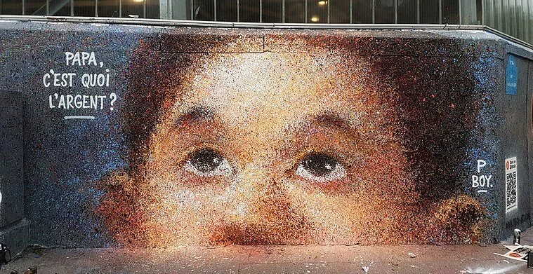 "Papai, O Que é o Dinheiro" - Pascal Boyart, Paris, 2019