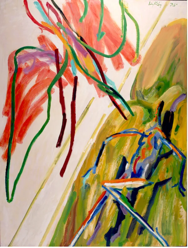 Irving Kriesberg, Prometheus , 1978, oil on canvas, 58 x 44 in. Collection of University Art Museum, University at Albany, State University of New York, Albany, New York