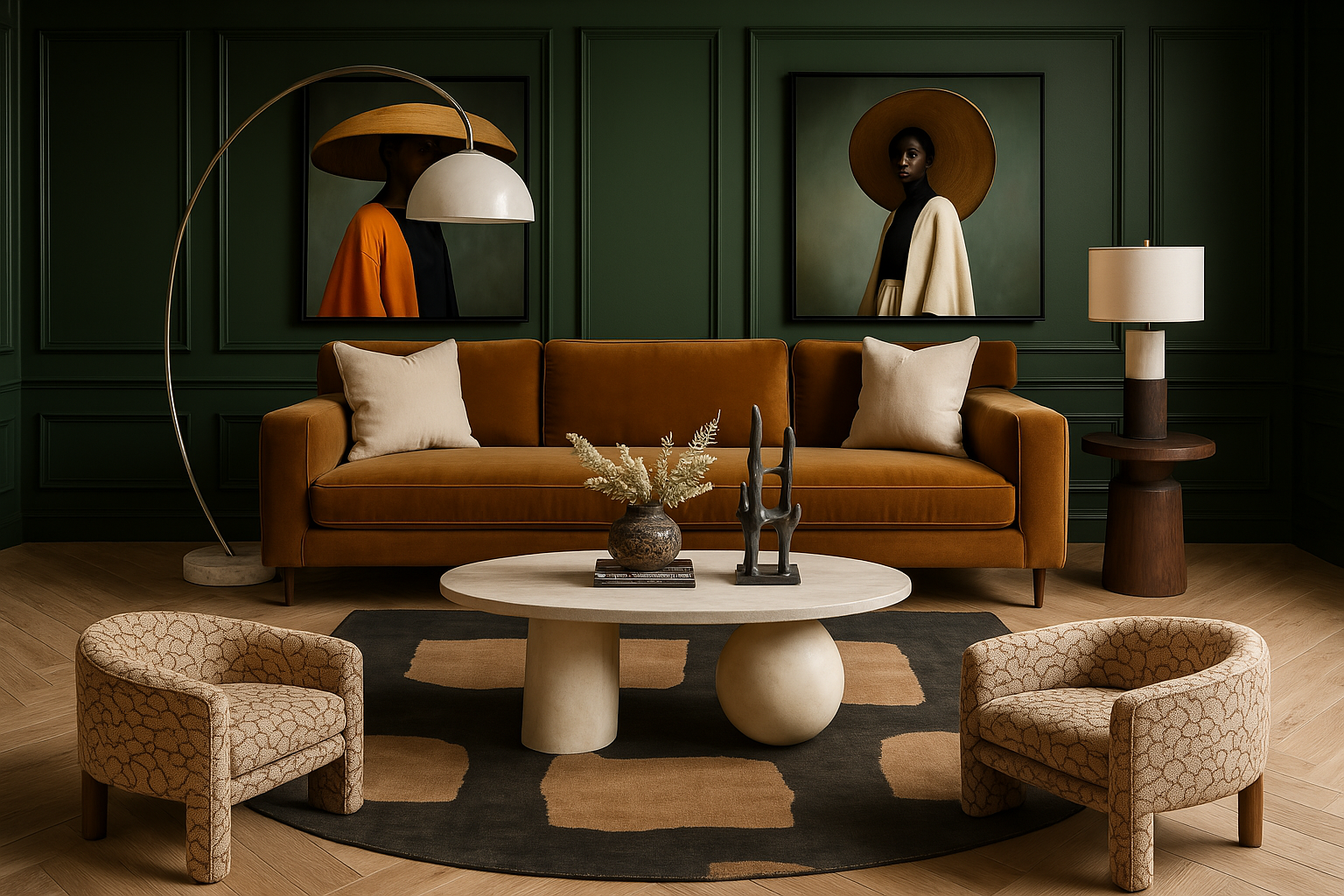 African Opulence Inspired MoodBoard