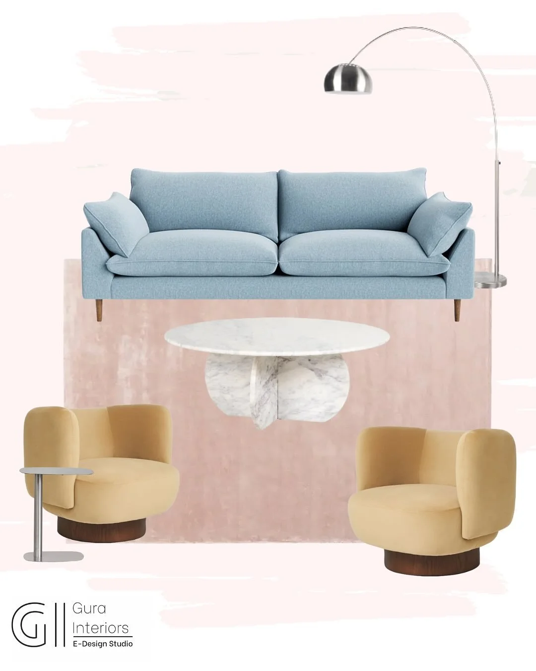 It&rsquo;s all in the details!
The first image shows the foundation: key furniture pieces that set the tone of the space. But notice how the second image instantly feels warmer, cozier, and more complete? That&rsquo;s the power of adding decor as acc