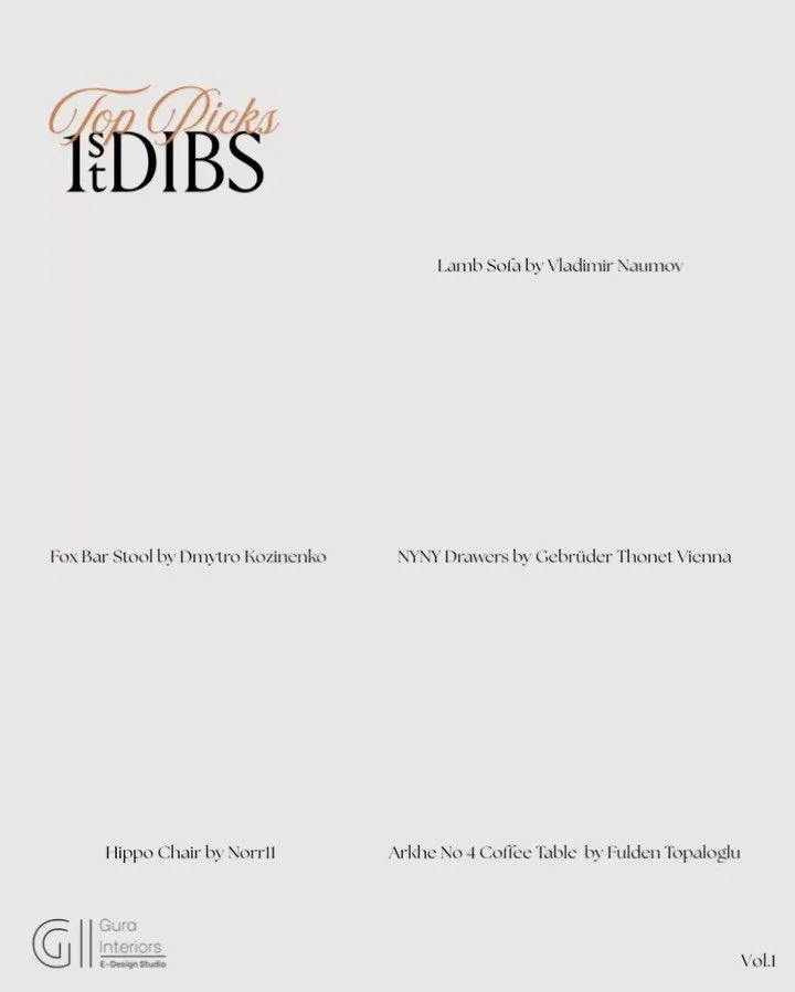 Top Picks &mdash; Vol. 1

Curated treasures from my latest scroll through @1stdibs, where sculptural silhouettes, luxe textures, and timeless craftsmanship meet. 

From cloud-soft sofas to statement seating, these pieces are giving elevated comfort a