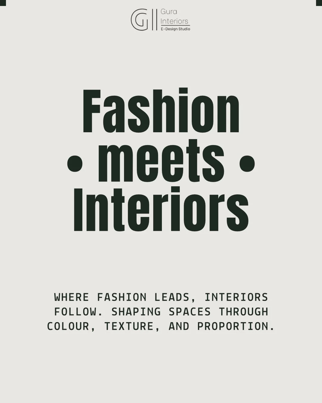 &bull; Fashion Meets Interiors &bull;

When fashion speaks, interiors listen. A pleated crimson couture moment can become a room with equal drama: think sculptural curves, saturated oxblood accents, and soft steel-blue drapery that grounds the palett