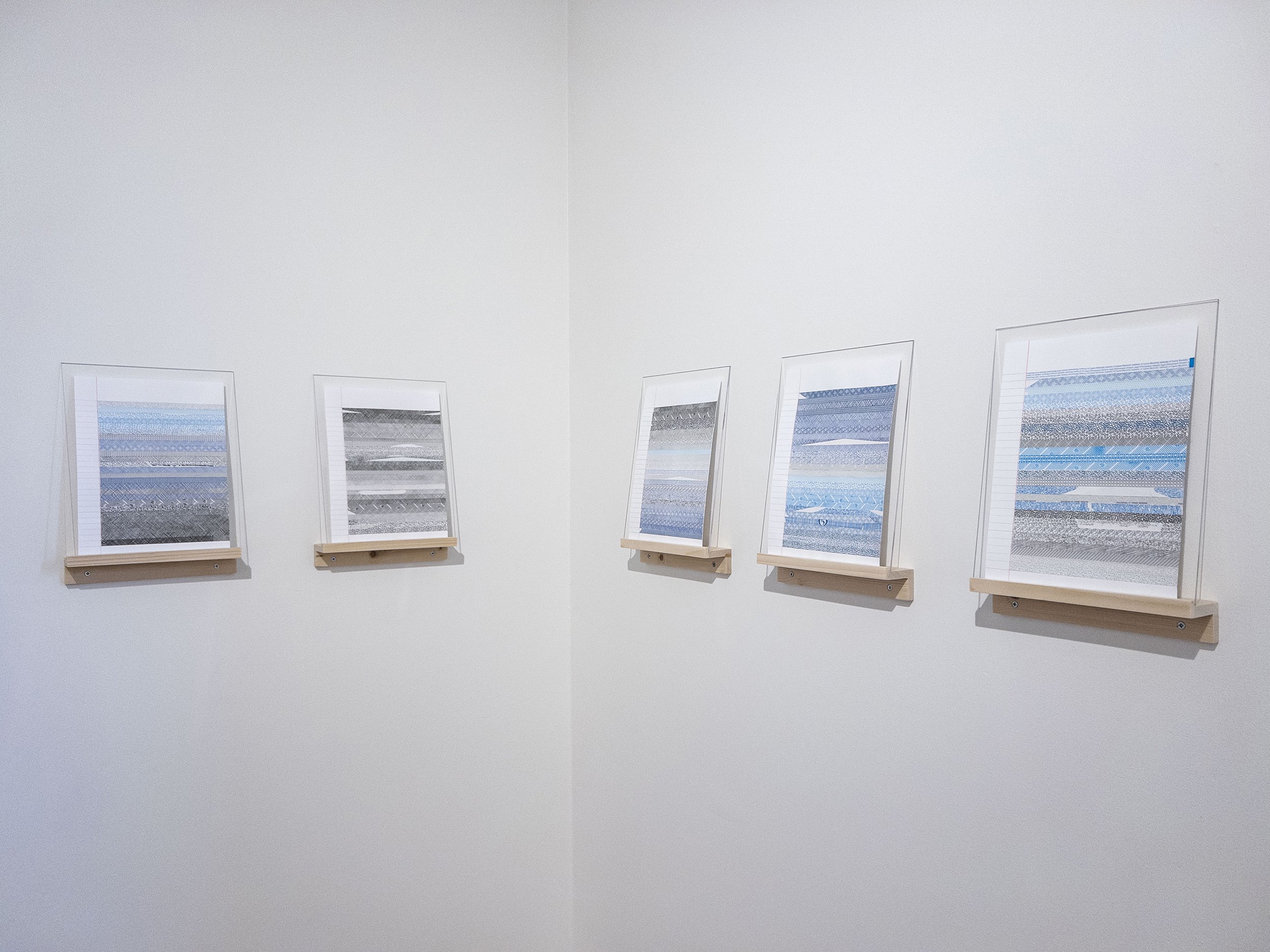 Envelope Letters Installation view at Rule Gallery, Marfa, TX, USA, February 18 - April 29, 2023