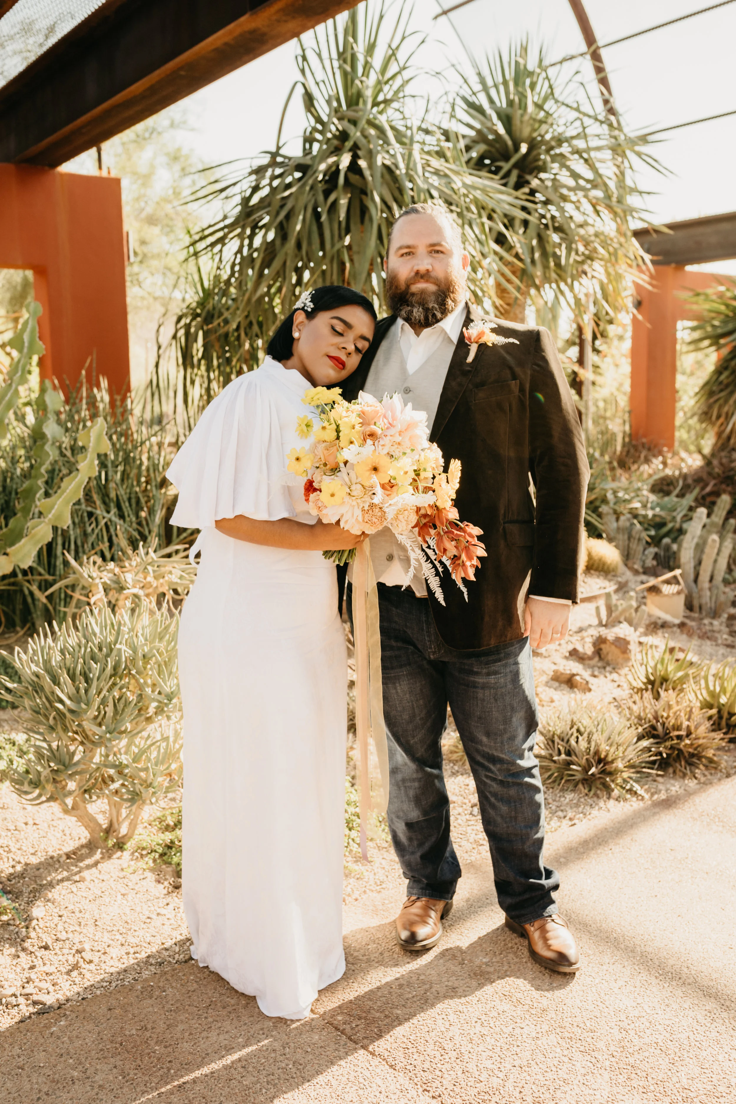 Denisse & Chase on their wedding day as captured by Jaryd Neibauer