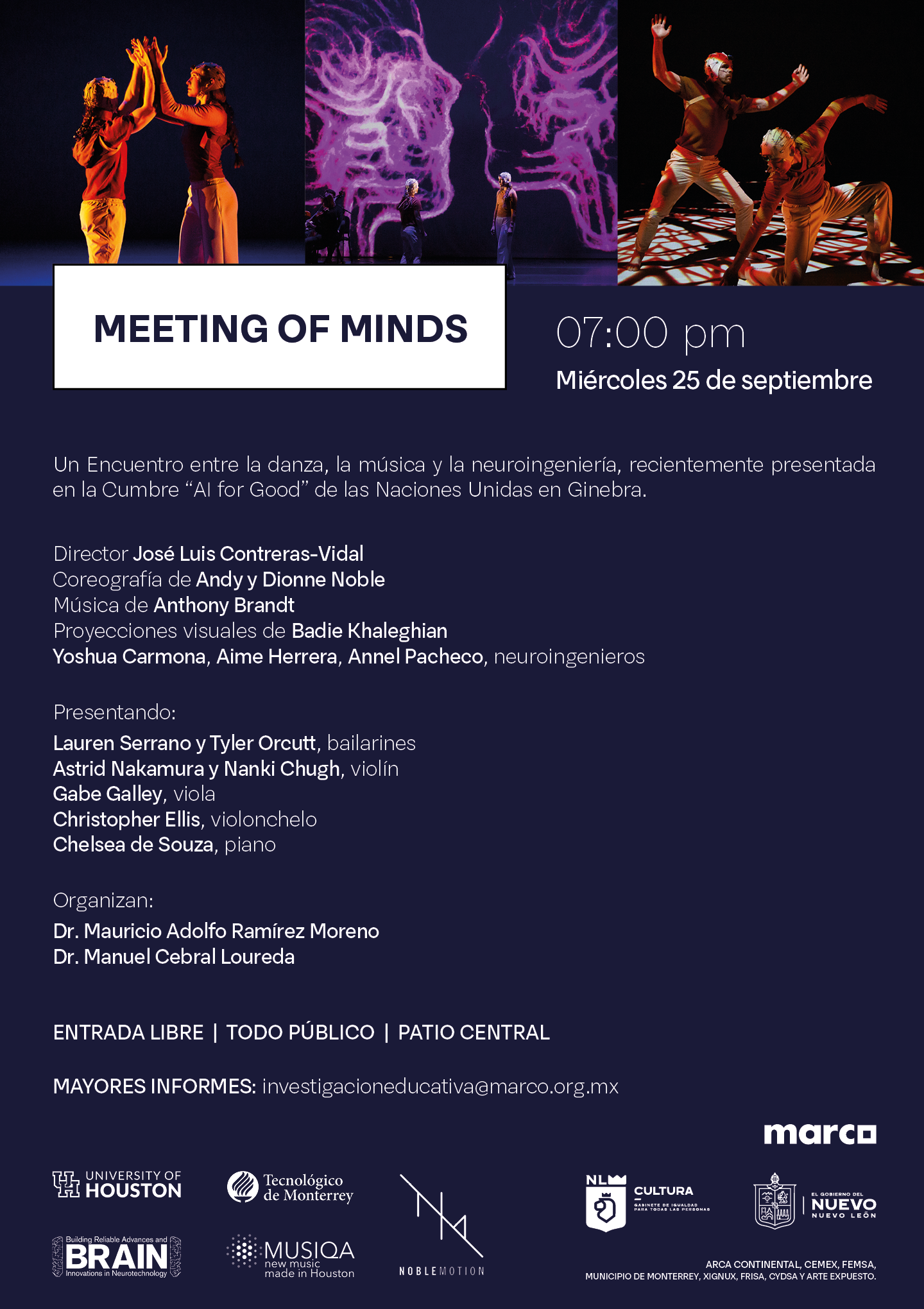'Meeting of Minds' - improvisation and EEG experiment at MARCO, Mexico