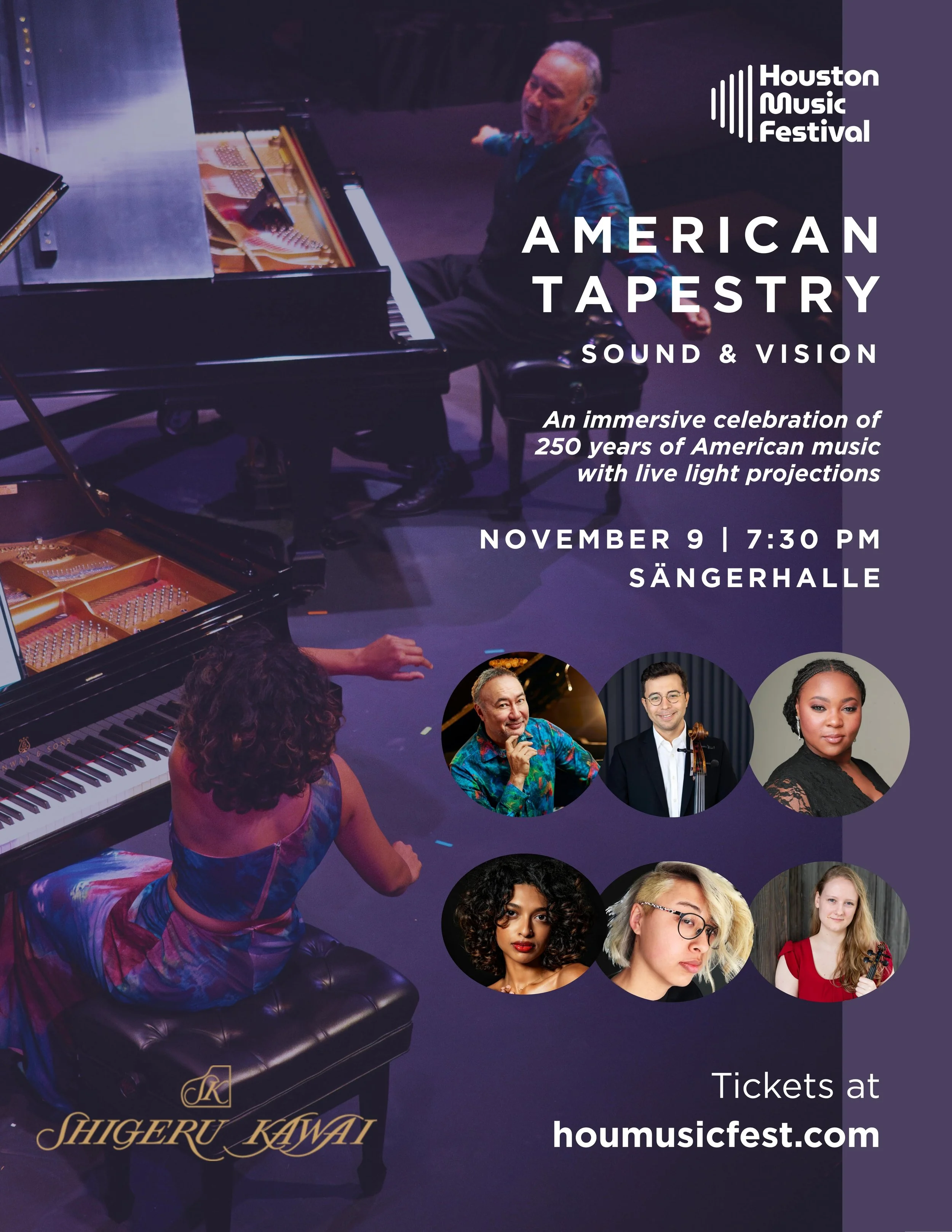 Houston Music Festival presents American Tapestry: Sound &amp; Vision