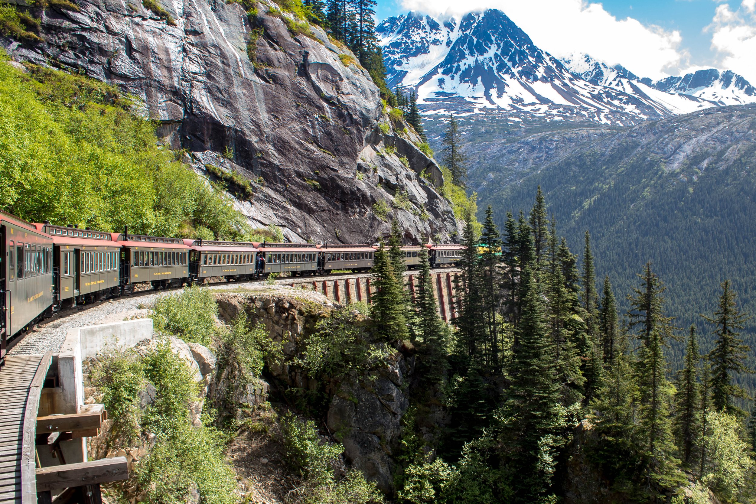 Scenes from the scenic White Pass Railway