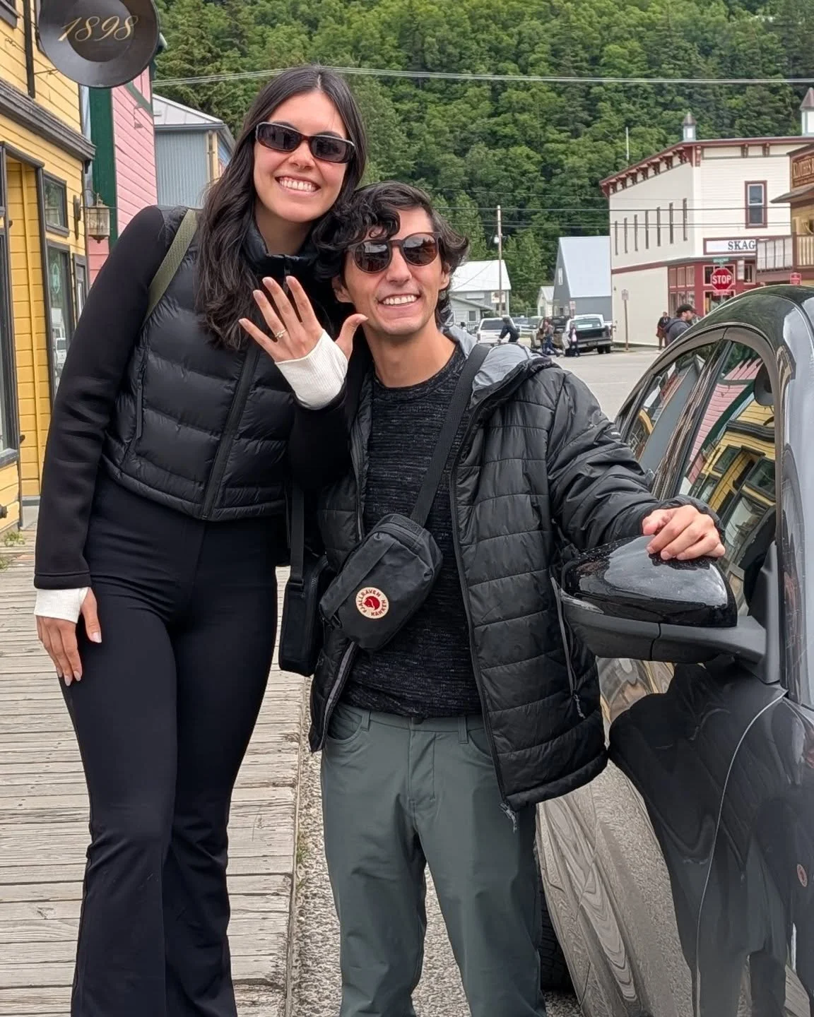Our second engagement of the season!  We ❤️ this!!!!
Congrats to the happy couple!  Wishing you lots of beautiful memories together!
#klondikebikes #welovelove #cruisealaska