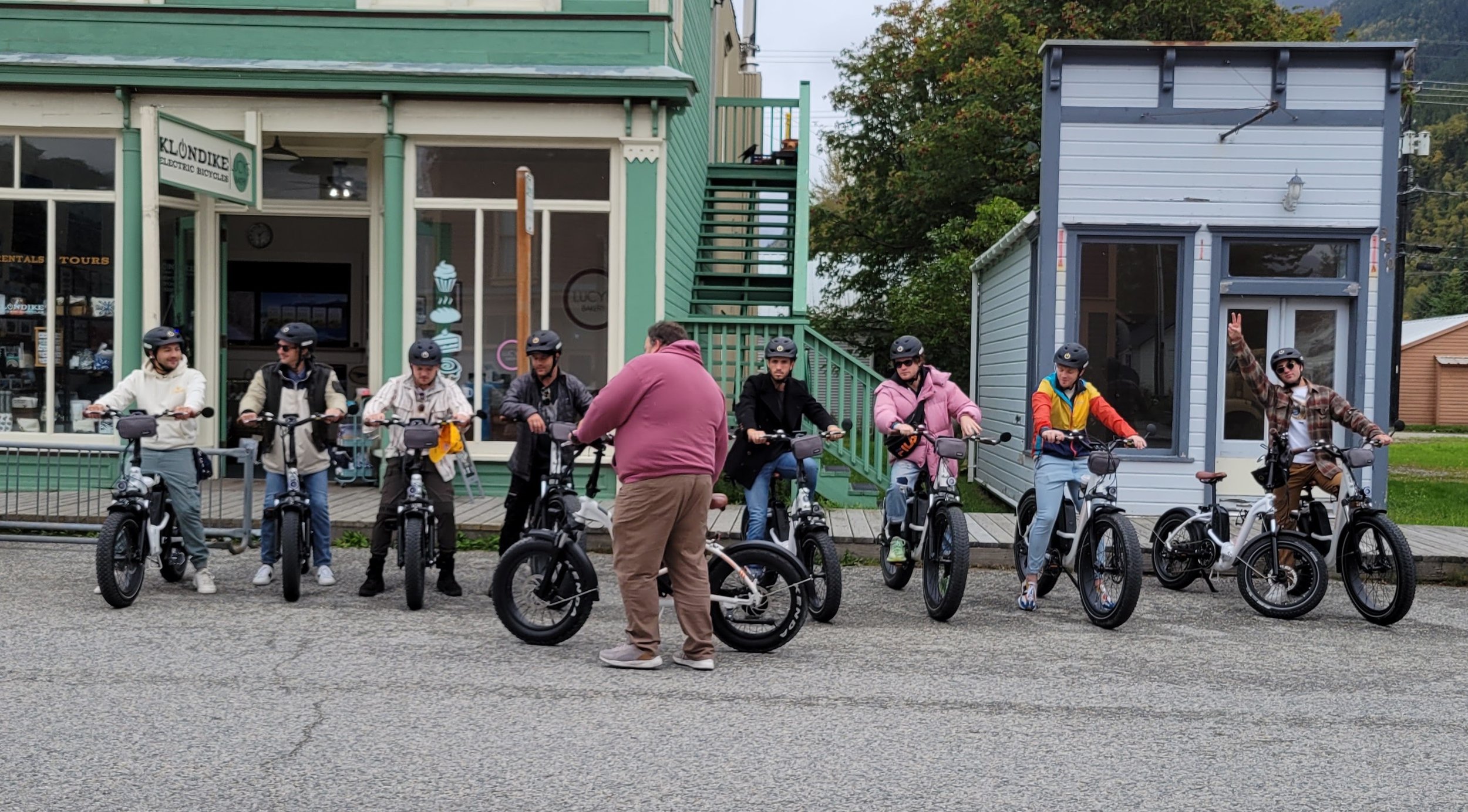 Our team will teach you how to use the bikes!