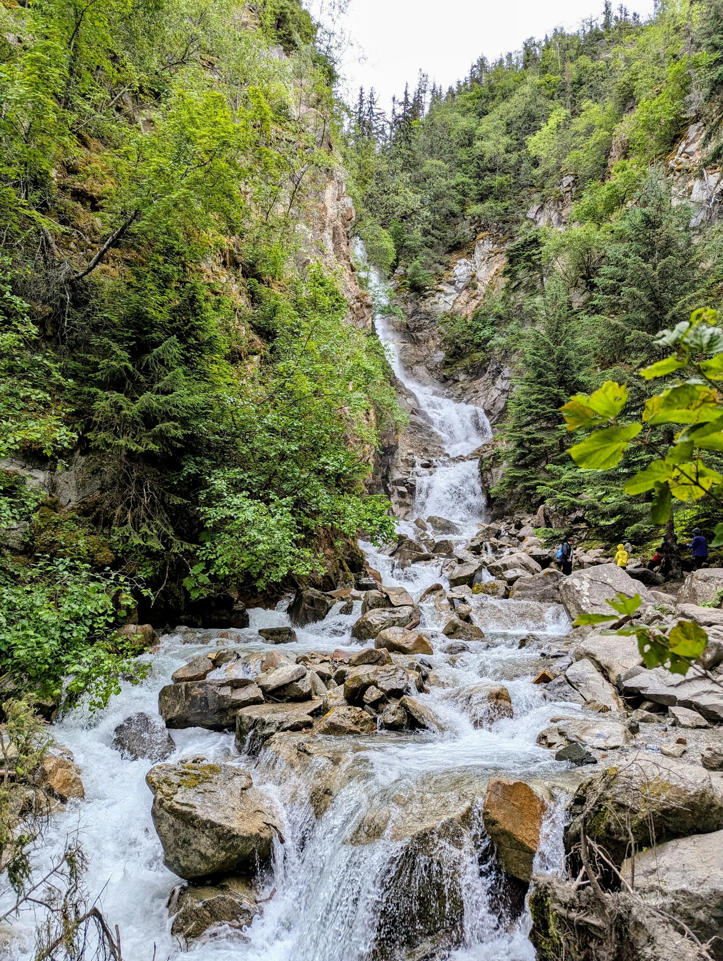 Lower Reid Falls in Skagway Alaska