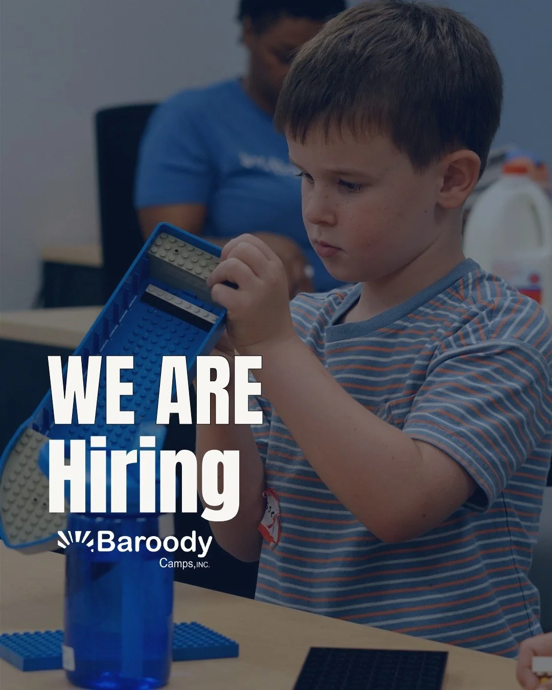 We&rsquo;re hiring! 🙌💙
Want a job where you get to help kids learn, create, and grow every single day?
At Baroody Camps, our staff doesn&rsquo;t just &ldquo;watch kids&rdquo; &mdash; they lead activities, build confidence, and make camp the best pa