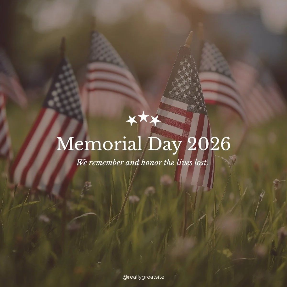 Baroody Camps is closed today in honor of Memorial Day.

Today we pause to remember.

We honor the brave men and women who gave their lives in service to our country.

Their sacrifice is not forgotten.

Because of them, we have the freedom to do what