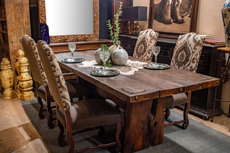 Dining Room Furniture, Rustic Wooden Dining Tables