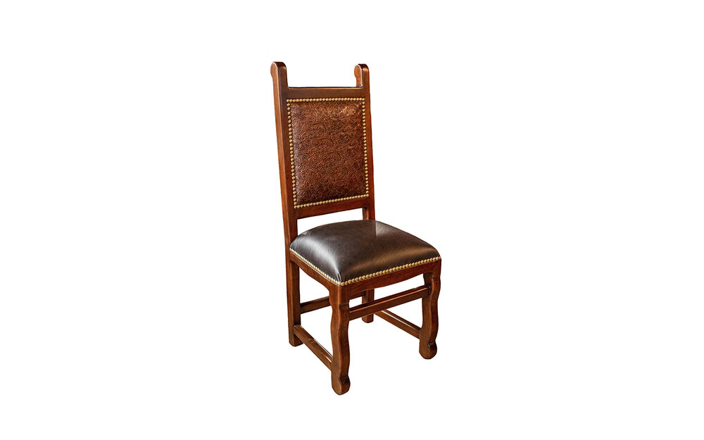 Dining Chairs Rustic Furniture, Southwestern Upholstered Dining Chairs