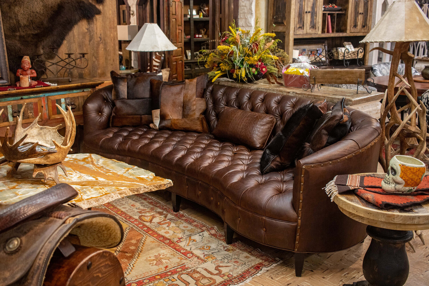 Living Room Furniture Rustic, Leather Furniture Fort Worth Texas