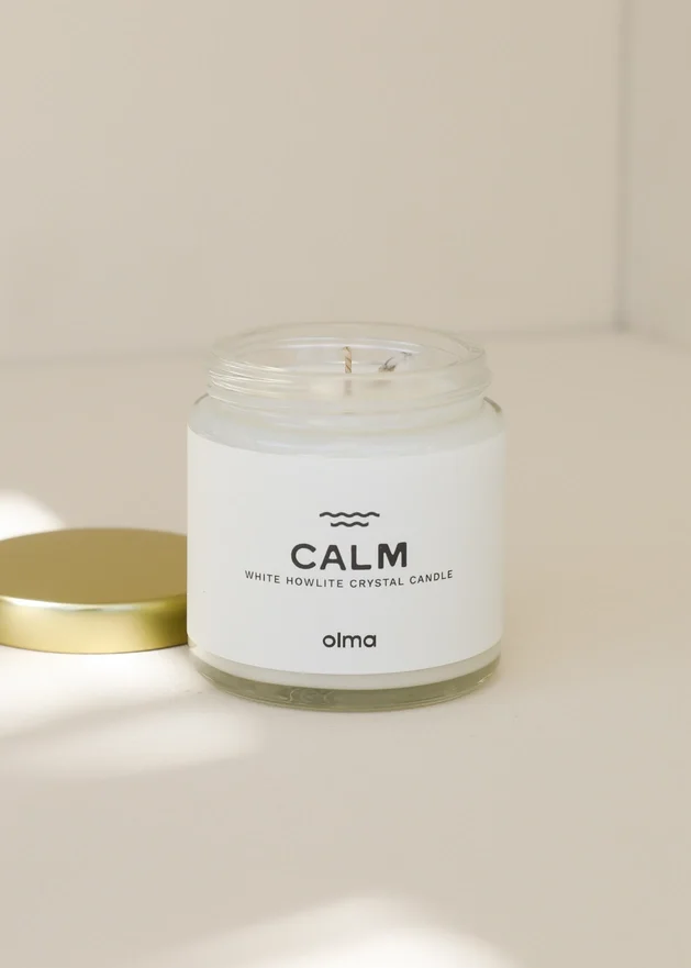 4oz Calm Intention Candle White Howlight