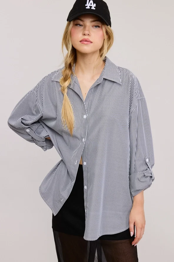 mimosa button down black front 3.webp