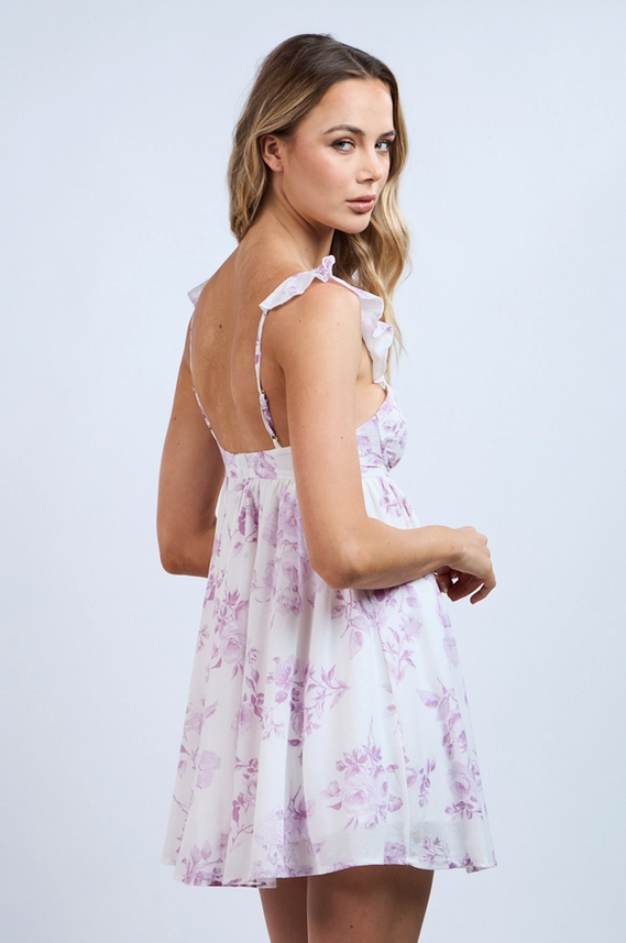 Lucia Pearl Strap Mini Dress