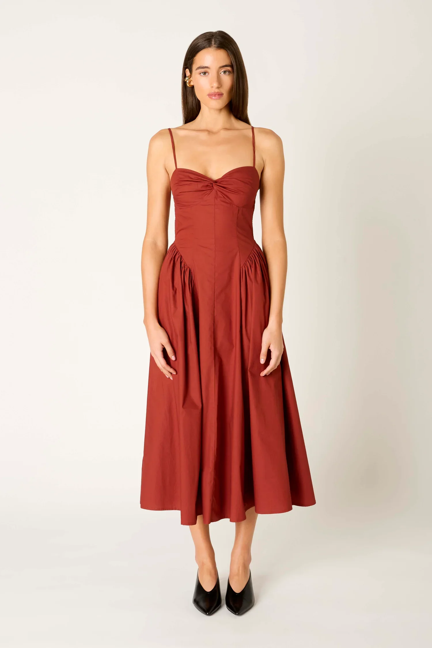 Destene Dress Cinnamon