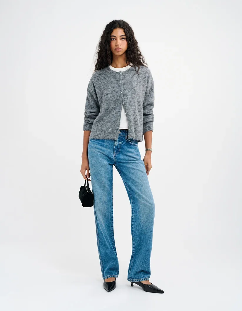 Newport Cardigan Heather Grey