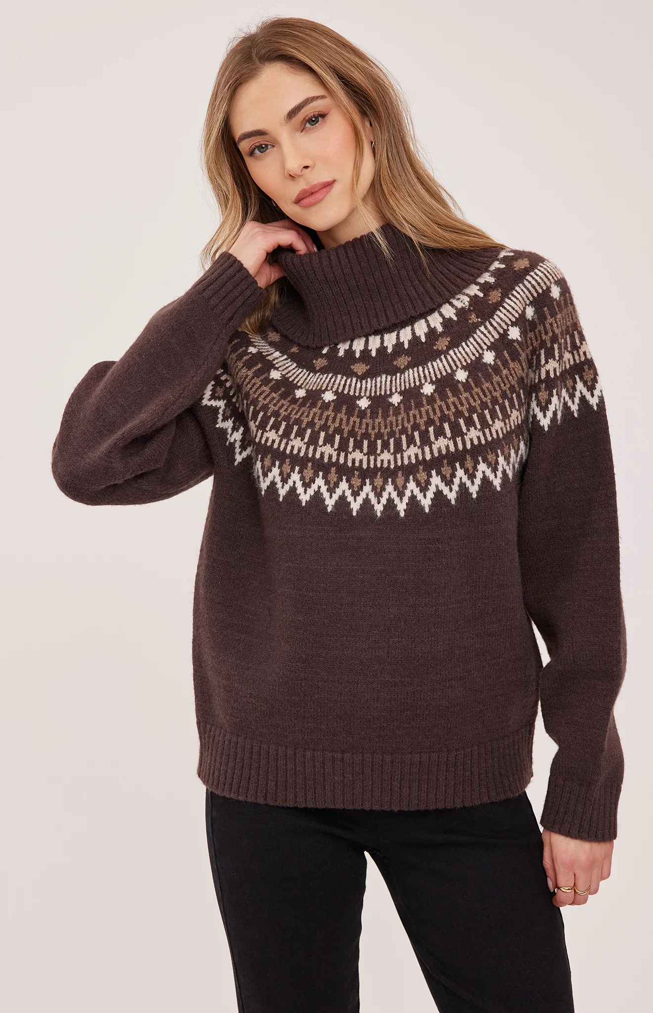 Freya Pullover Sweater Java