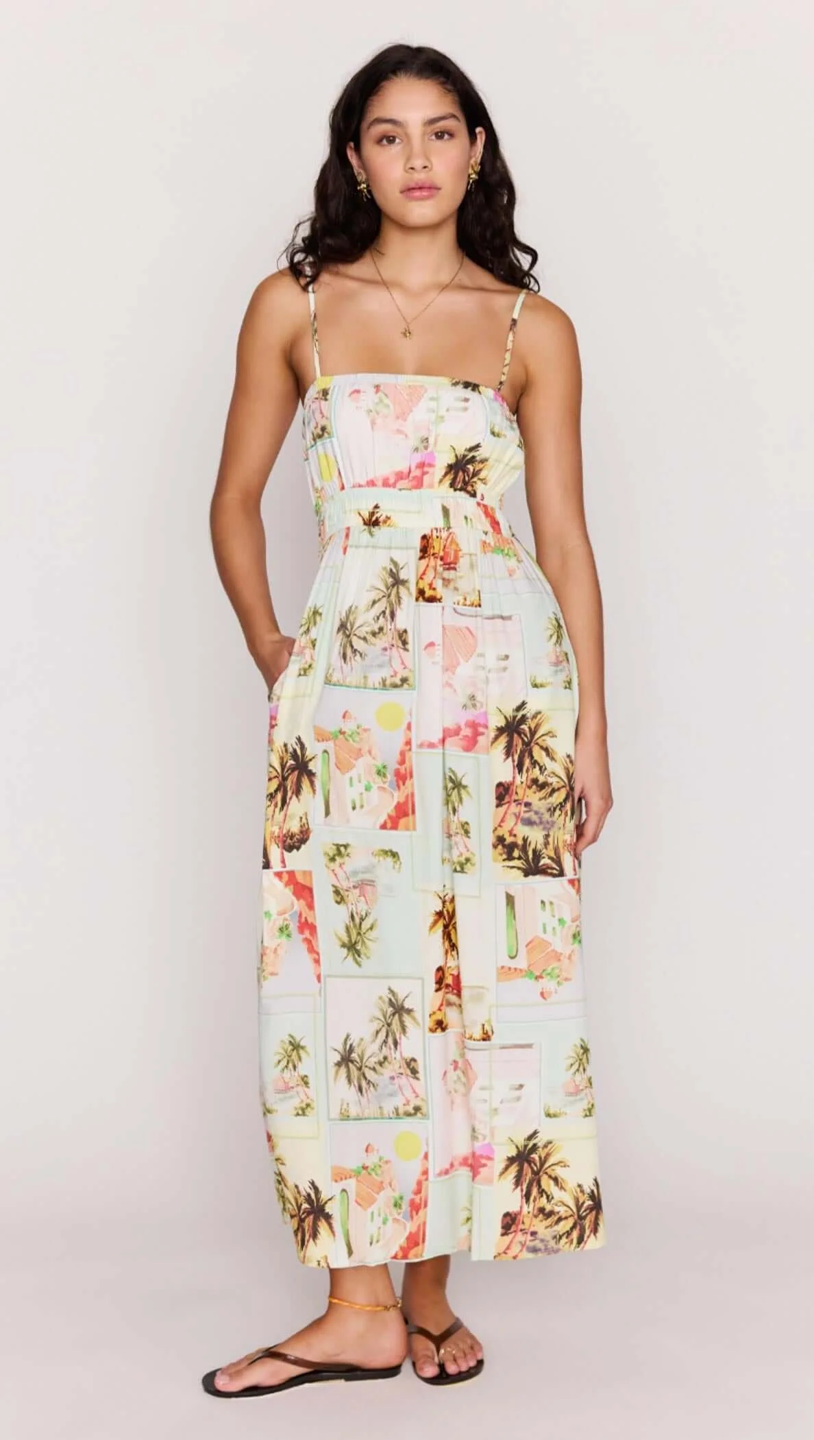 Dolce Midi Sundress Vintage Postcard