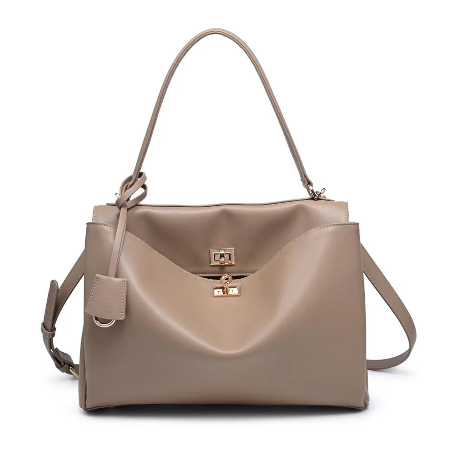Keaton Satchel Taupe