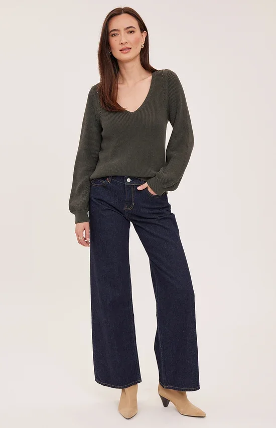 Hailey Pullover Sweater Olive
