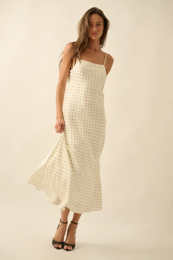 Promesa Polka Bias cream front 2.webp