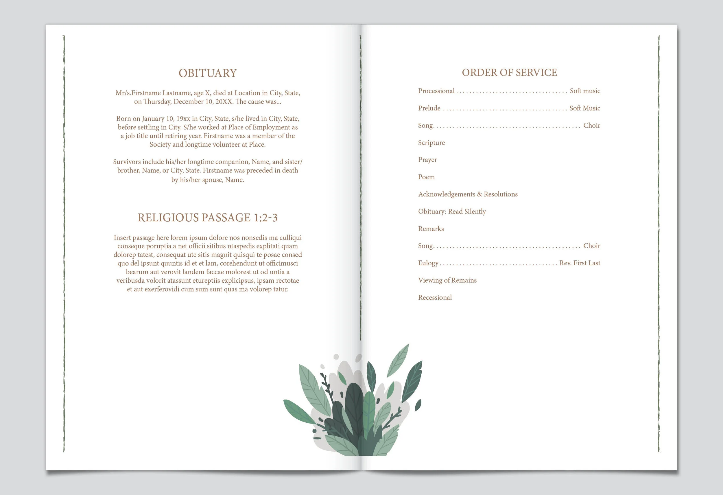 MWL Funeral Program_Green Plant_Mockup_Inside_2020 Programs.jpg