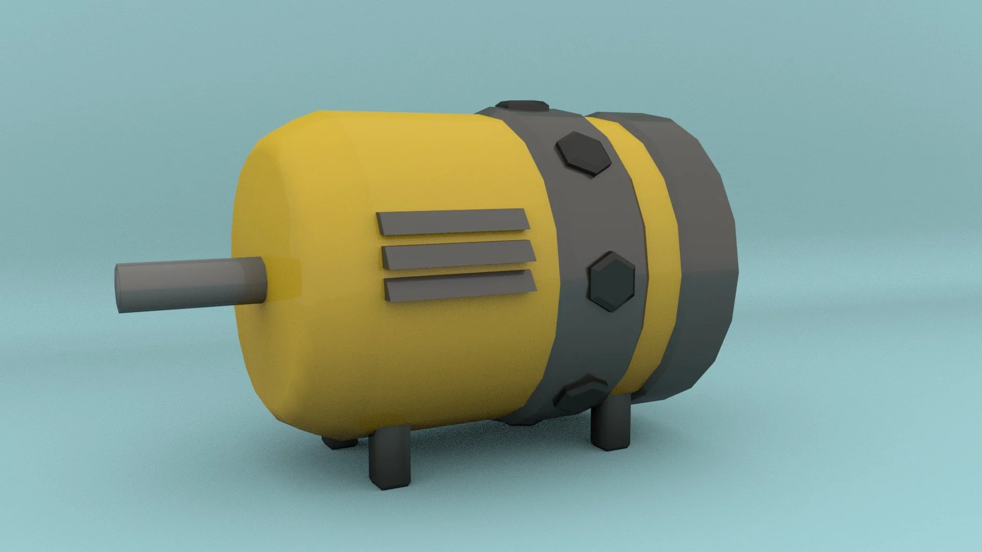  3D prop for Intellimedia game, Infuse CS. Modeled and textured in Autodesk Maya. 