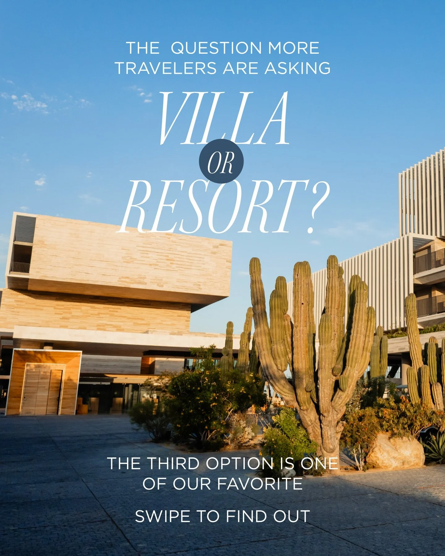 Villa or resort? It sounds like a simple decision until you start planning the trip.

A private villa gives you space, privacy, and the feeling of having an entire destination to yourself. Slow mornings by the pool, shared dinners with your group, an