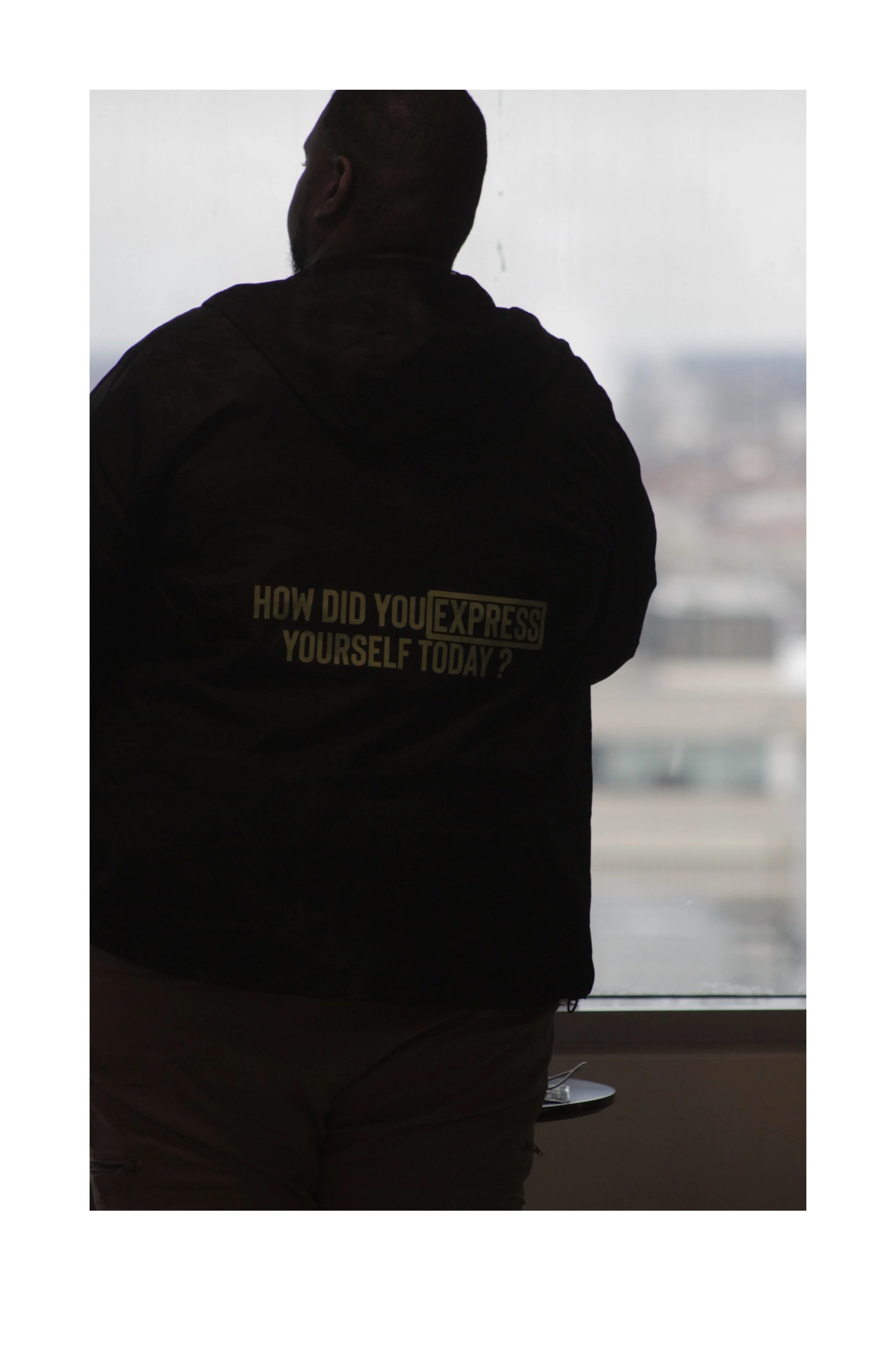 Black Camo Windbreaker