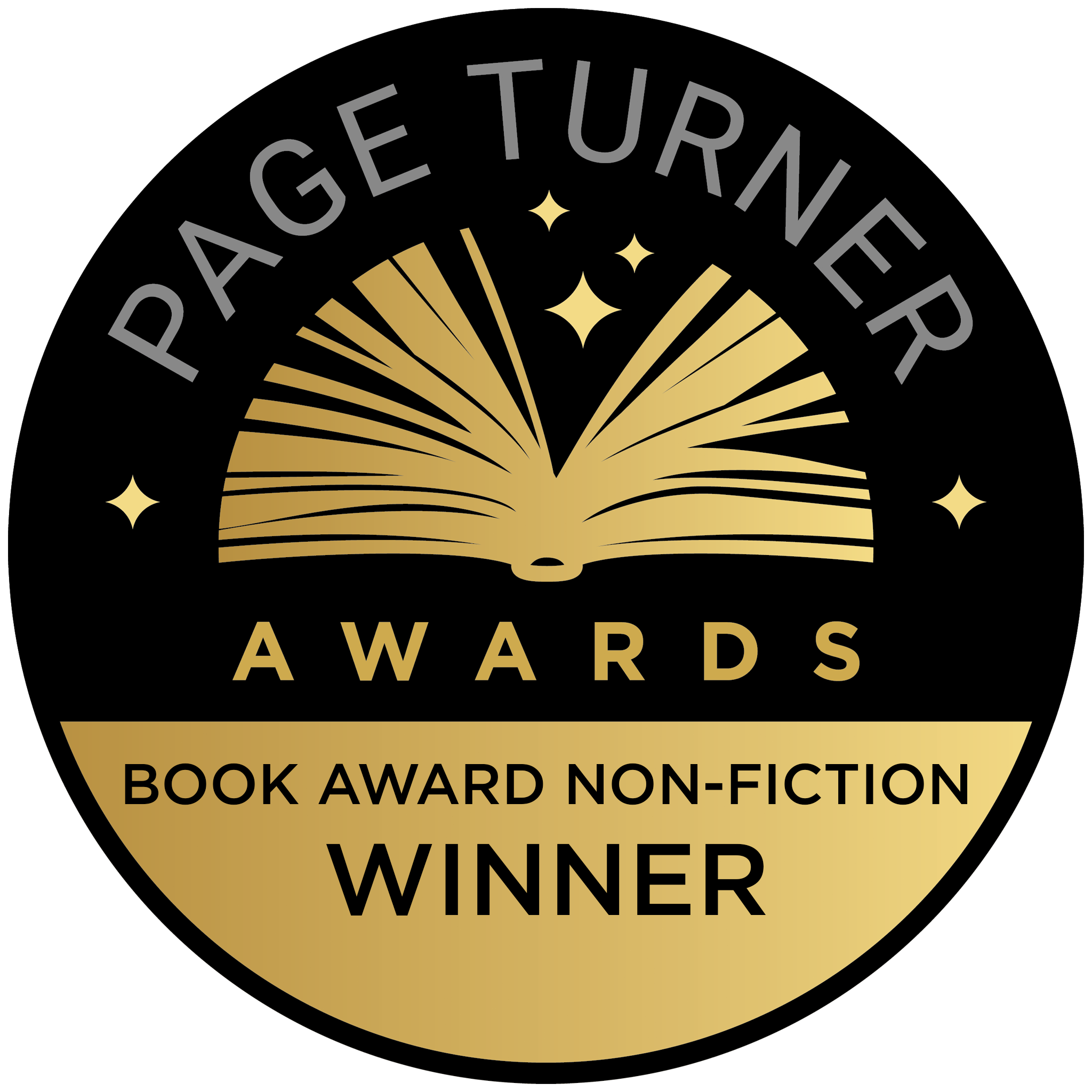 2048x2048 - Book Award Non-Fiction Winner Badge - Page Turner Awards Brand Badge By Kent Wynne (C) copy.png