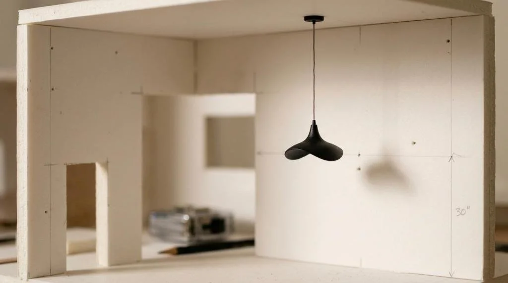 Artwork Consultation for Sculptural Lighting Placement and Scale