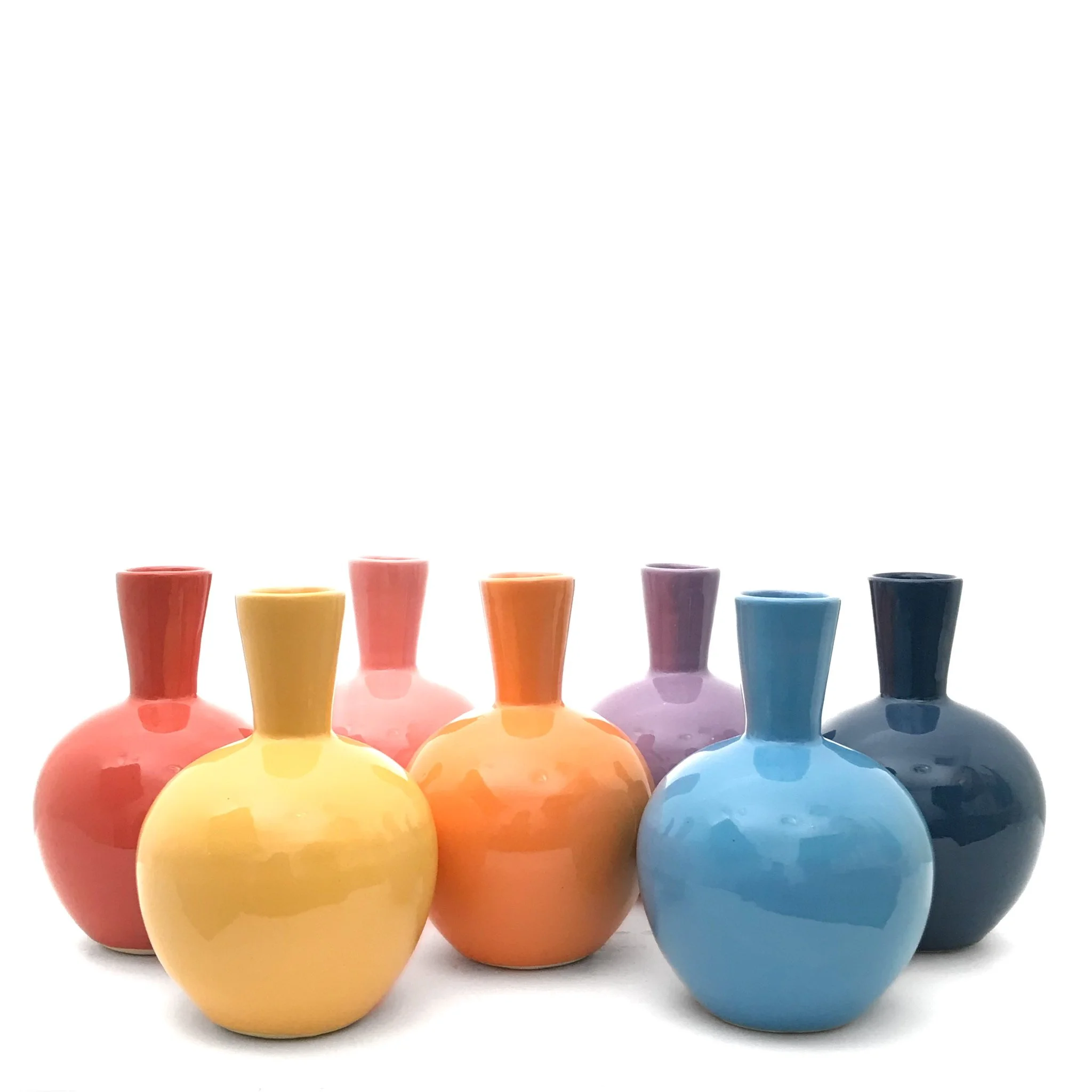 Vase - 6 Inches Tall * Multiple Color Options *