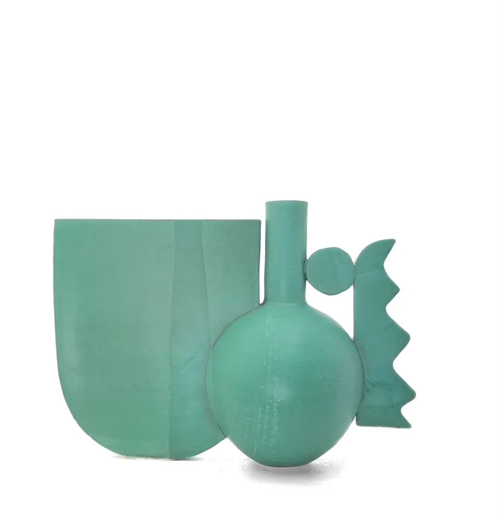 Old Penny Modern Jungle Vase - 14.5 Inches Tall