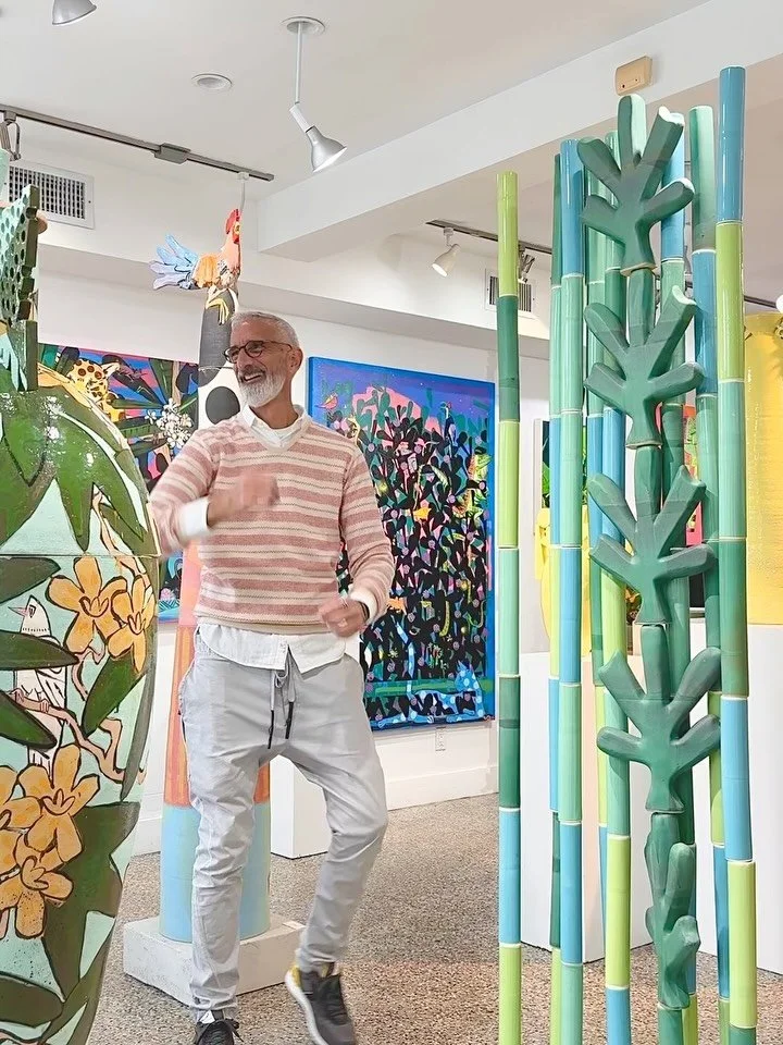 As I&rsquo;m sure many following here will recognize&mdash;
This is our colleague Gary Ritacco (!) who is celebrating 5 years with Key West Pottery today.

Gary&rsquo;s cool stylish connective vibe has greatly influenced the in-person experience of o