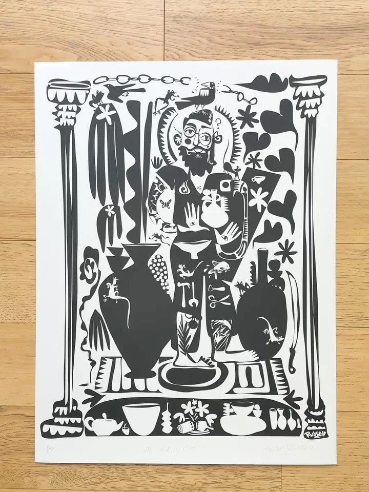 Spent most of the day proofing a new series of prints that I&rsquo;ll be releasing soon&hellip; 

Typically, I am such a nut for color that the proofing process is mostly about generating proper chroma saturation, alignments and color balance.

But r