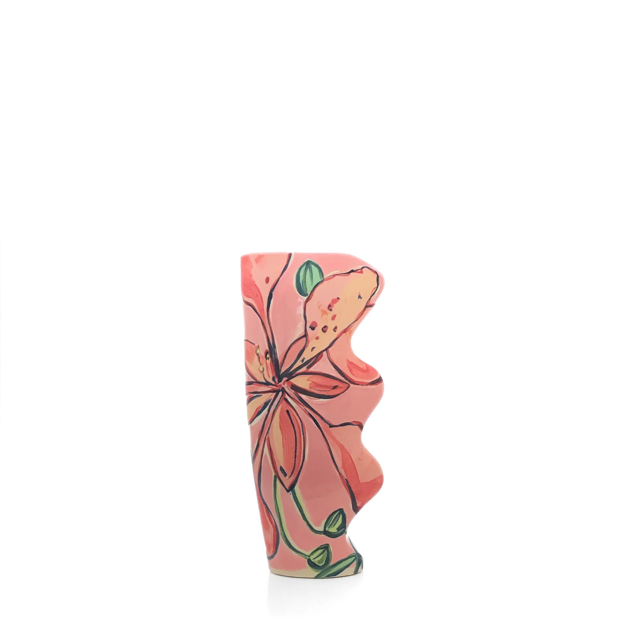 Royal Poinciana Vase - 12 Inches Tall